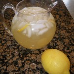 Fresh-squeezed lemonade - yum!